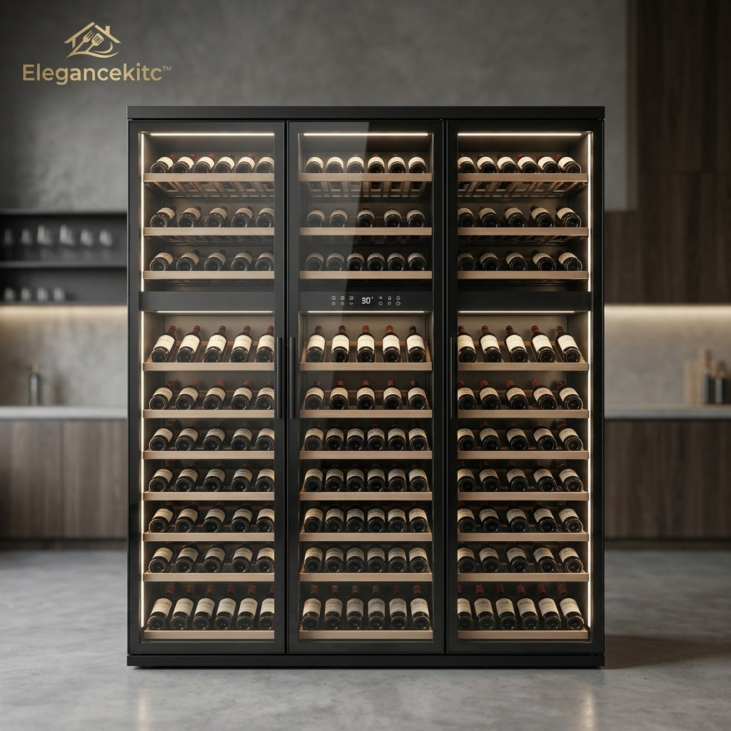 Elegancekitc™ NoirCellar Wine Cabinet